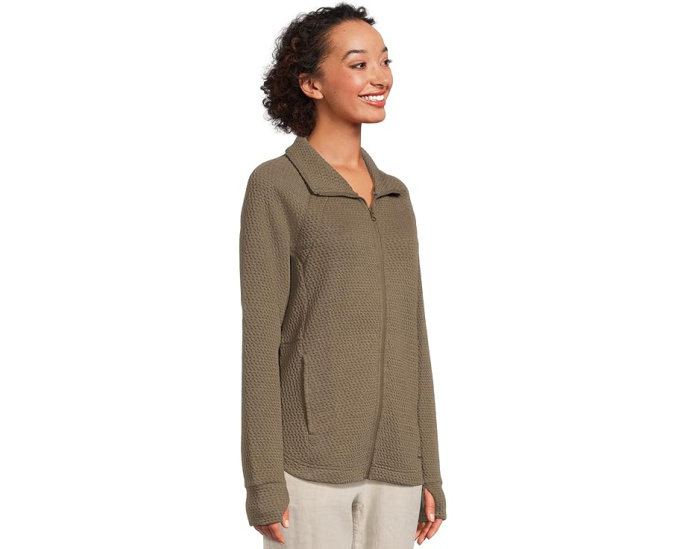 L.L.Bean Стеганая куртка Ridgeknit на молнии с капюшоном