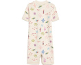 Детский слип HannaJams Print Shortie Sleeper на молнии из органического хлопка