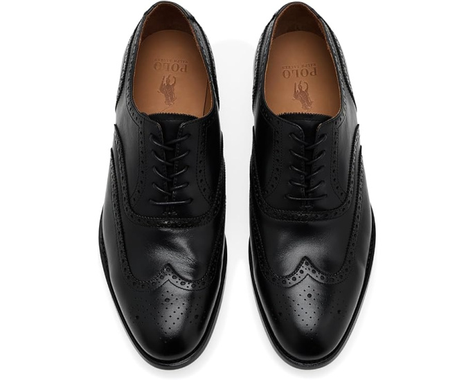 Туфли Owen Wing Tip от Polo Ralph Lauren из плотной кожи