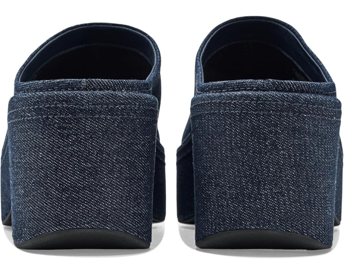 Мюли FitFlop Platfforms Denim на каблуке с клиновидной подошвой