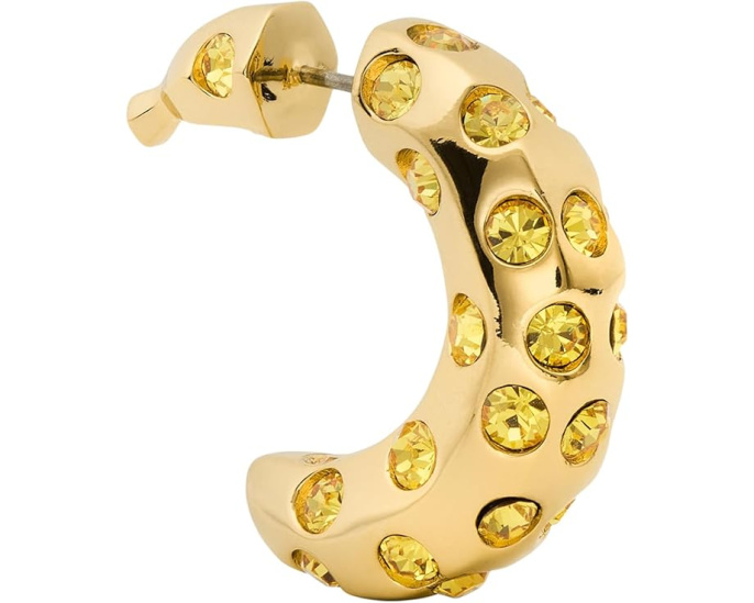 Серьги-бананы Kate Spade New York Summer Daze с кристаллами