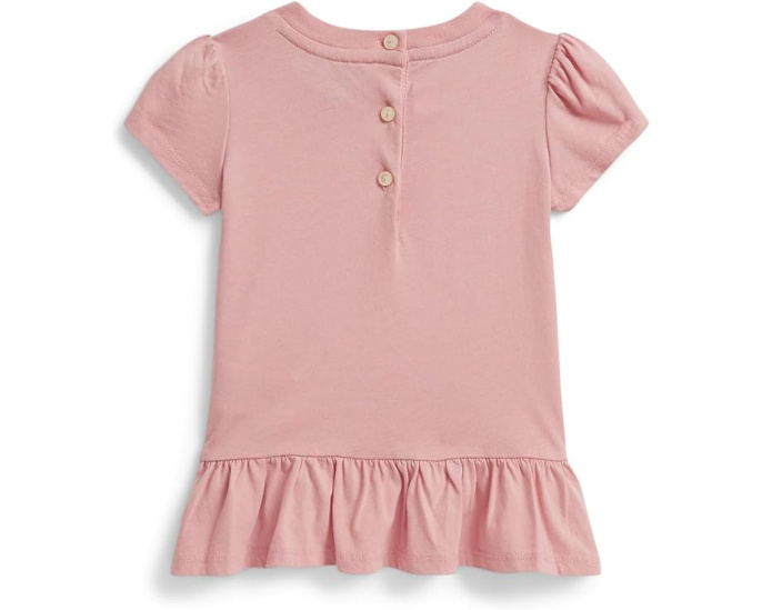 Футболка Polo Bear пеплум для малышей Polo Ralph Lauren