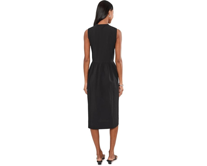 Платье Eileen Fisher Organic Cotton Pucker Calf Length из органического хлопка