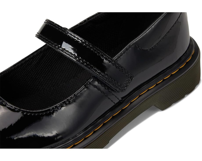 Детские балетки Maccy от Dr. Martens с ремешком на липучке