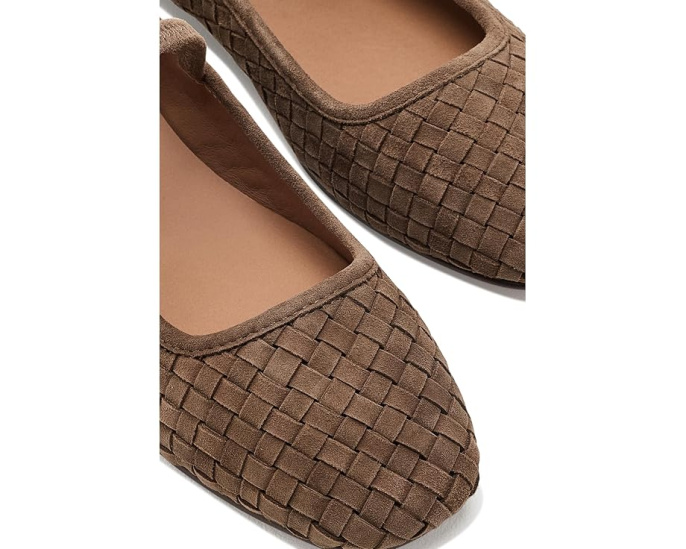 Туфли Madewell Greta Elastic Mary Jane из тисненой замши