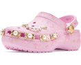 Классические платформенные клоги LoveShackFancy от Crocs с цветочным принтом