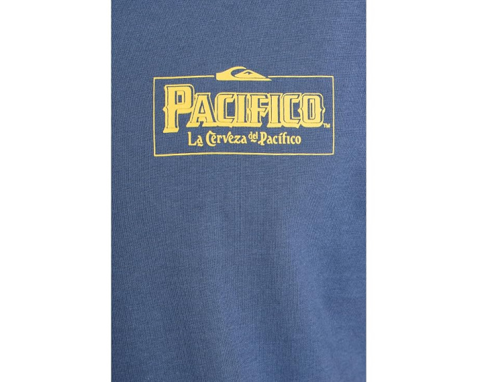 Футболка Pacifico Sayulita Cruising Screen Tee Quiksilver темно-синяя