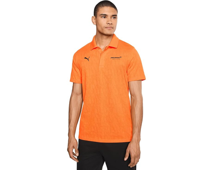 Поло PUMA McLaren Racing Jacquard из переработанного материала с принтом Never Stop Racing