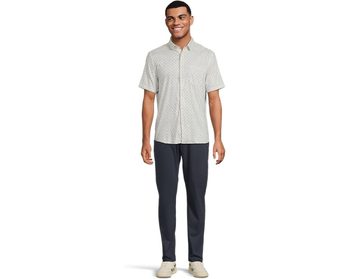 Рубашка с коротким рукавом Movement Monterrey из смеси Supima хлопка Faherty