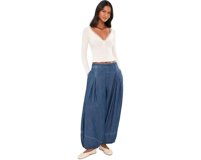 Джинсы Free People Moonflower с эффектом балун