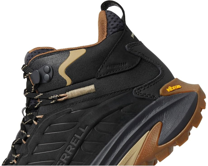 Ботинки Merrell Moab Speed 2 Leather Mid Waterproof с технологией FlexPlate и подошвой Vibram