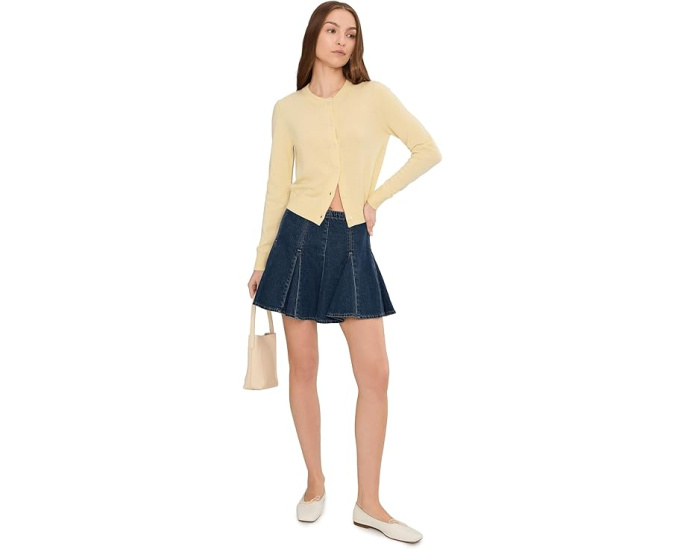 Мини-юбка Levi's Premium Godet из денима с TENCEL Lyocell