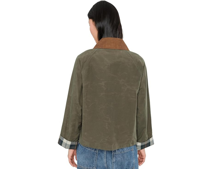 Куртка Barbour Icons Spey с защитой от дождя и воротником со шнуром