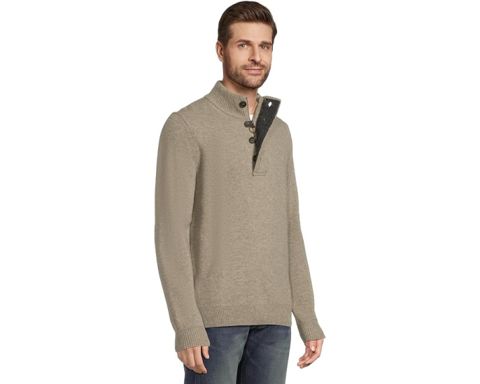 Barbour Essential Patch 1/2 Zip джемпер из мериносовой шерсти
