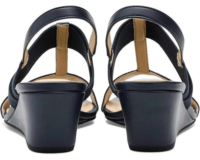 LifeStride сандалии Sweet Slingback с открытым носком и устойчивым каблуком