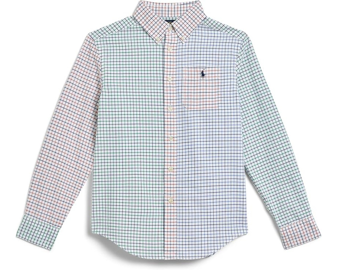 Сорочка Polo Ralph Lauren Tattersall из хлопкового оксфорда