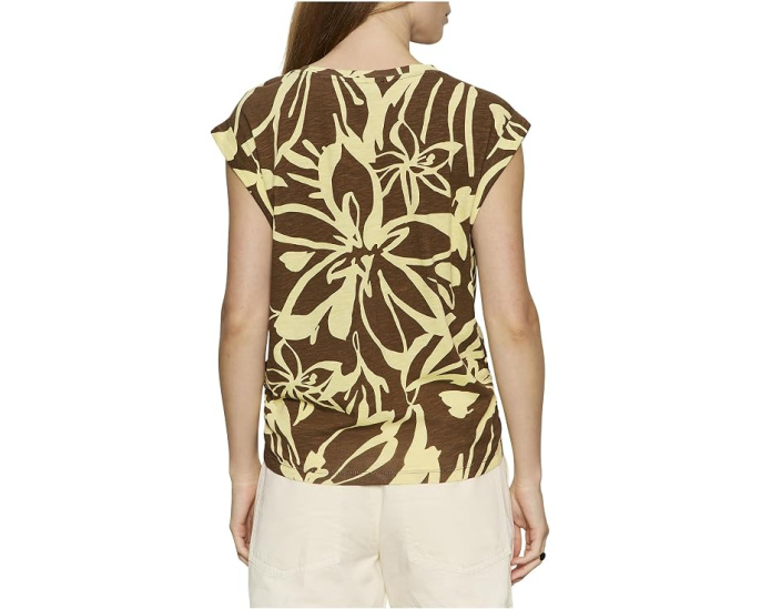 Sanctuary футболка Knotted Muscle Tee с узлом хлопковая