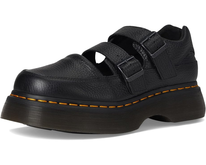 Туфли Buzz Mary Jane от Dr. Martens из мягкой кожи с платформой