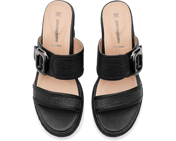 Сандалии Johnston & Murphy Addison Buckle Strap Wedge на платформе