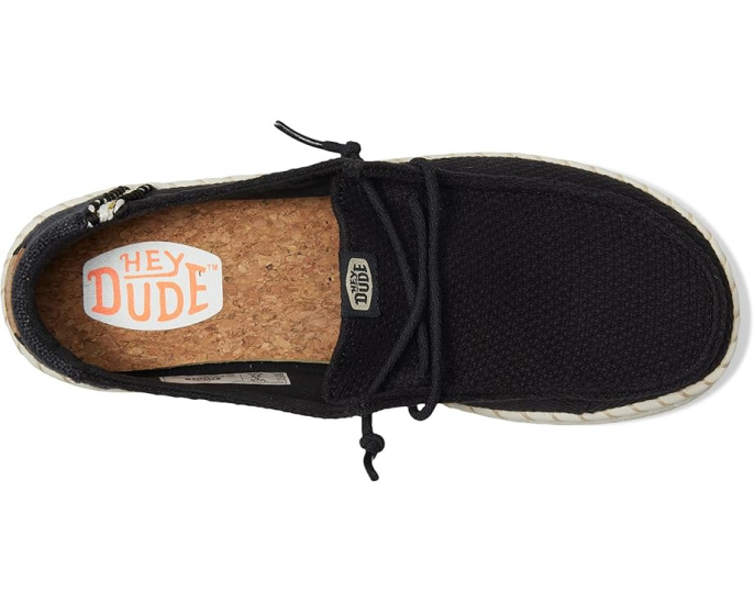 Эспадрильи Hey Dude Wendy Espadrille Woven с плетеным верхом и пробковой стелькой