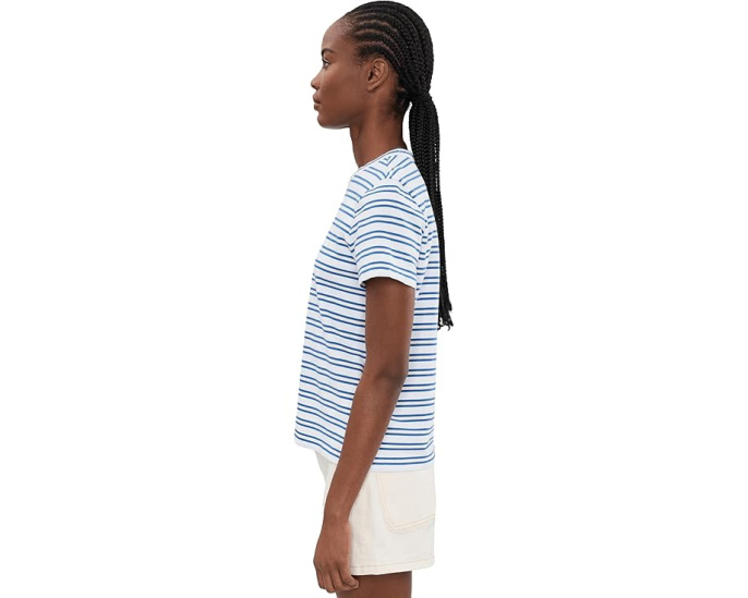 Футболка Madewell Stripe Perfect с круглым вырезом
