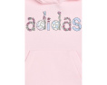 Adidas комплект с капюшоном и штанами розовый для малышей