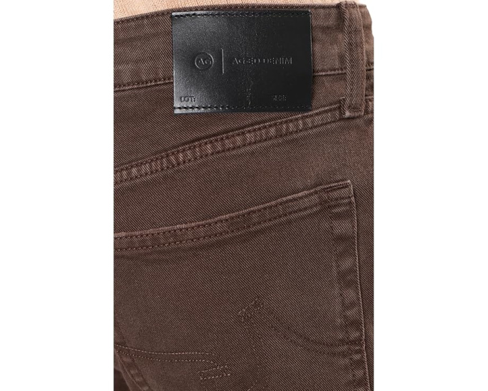 AG Jeans брюки Everett Slim Straight коричневые