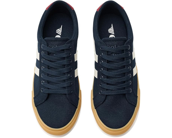 Кроссовки Gola Varsity из натуральной кожи и ткани