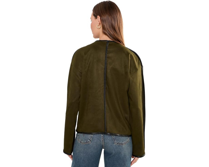 Relaxed Open Front Jacket