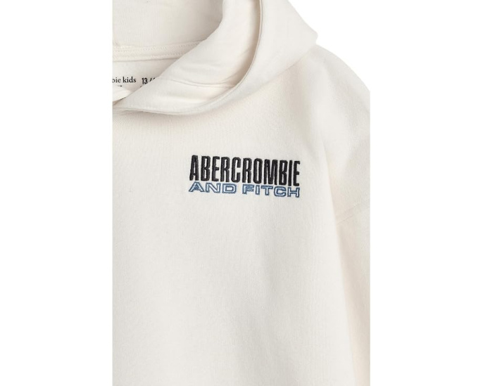 Толстовка с капюшоном abercrombie kids для детей с карманом кенгуру