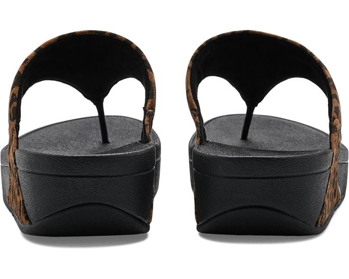 Сандалии Lulu из замши с леопардовым принтом FitFlop