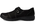 Обувь Clarks Carleigh Pearl из нубука для легкого надевания с круглым носком