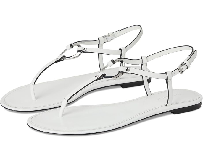 Сандалии Ring Sandal с кольцами из латуни и регулируемой пряжкой от Tory Burch