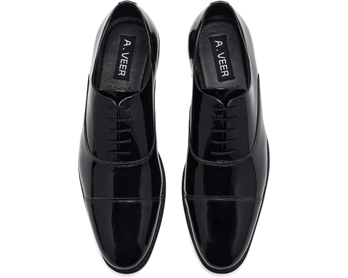Туфли Nero Cap-toe Oxford с закрытым носком от A.Veer