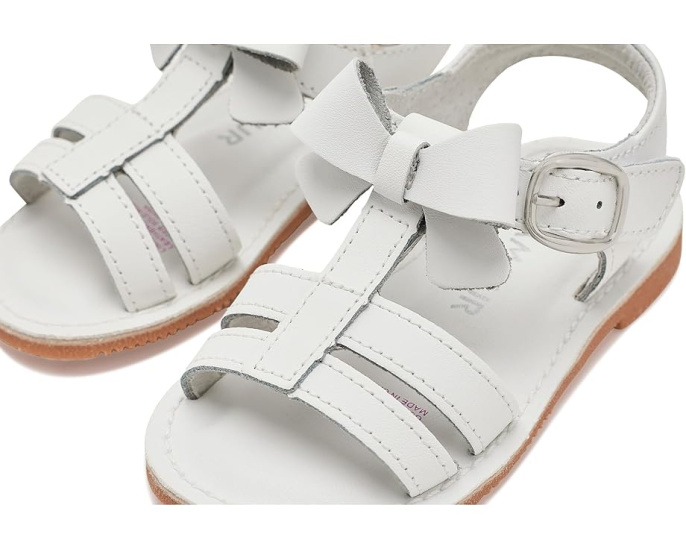 Сандалии L'Amour Shoes Kids Janie с открытым носком и бантом