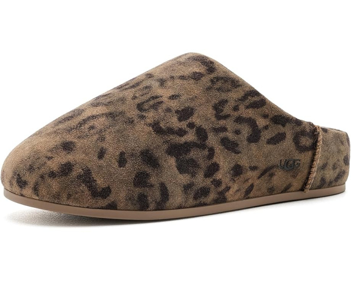 Тапочки UGG Elea Slip-On с леопардовым принтом