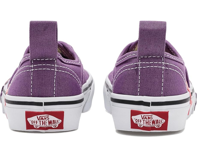Детские кеды Vans с эластичными шнурками и цветами