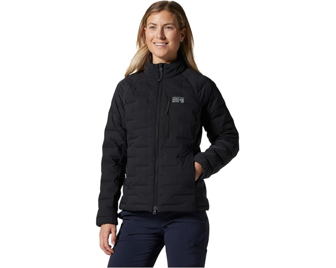 Куртка Mountain Hardwear Stretchdown с утеплителем из пуха и карманами на молнии