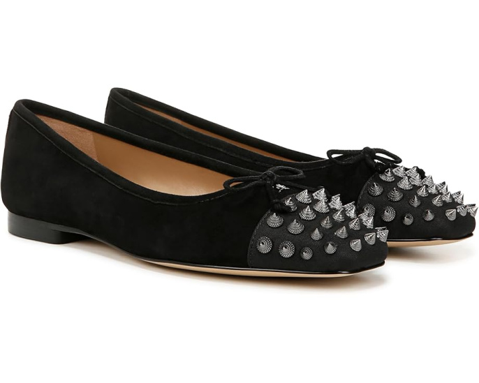 Балетки Monet с шипами на мыске и квадратным носком Sam Edelman