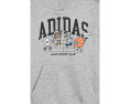 Adidas детский костюм из флиса Graphic Heather с принтом