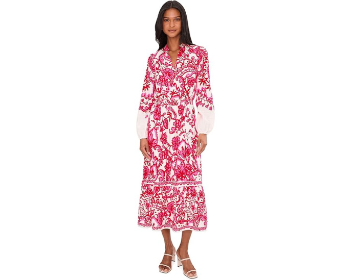 Платье миди Lilly Pulitzer Axton с присборенной талией