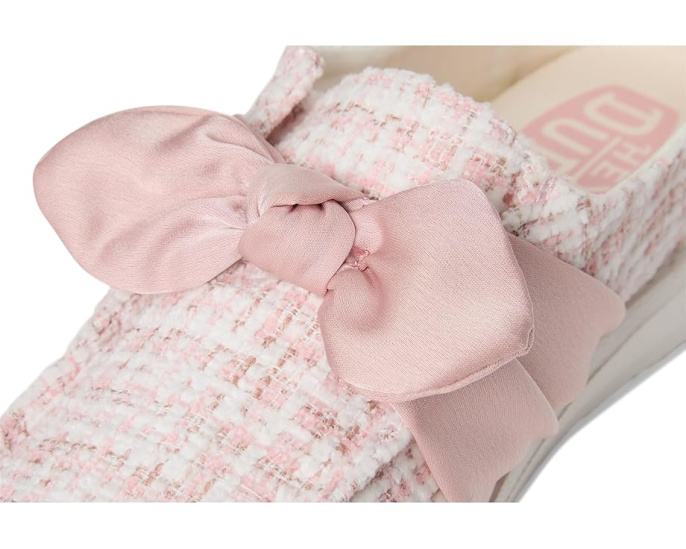 Детские слипоны Hey Dude Kids Wendy Bow Tweed с бантом и текстильным верхом