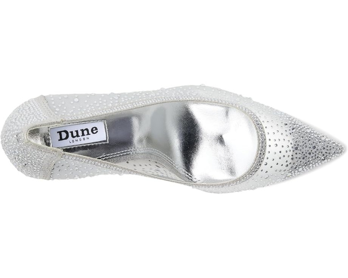 Туфли Dune London Brightest с острым носком и стразами на шпильке