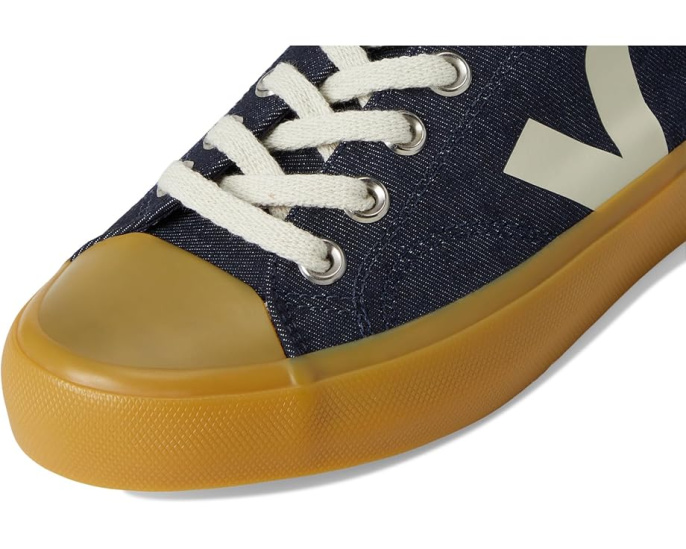 VEJA Wata II Low кроссовки из хлопка с контрастным логотипом