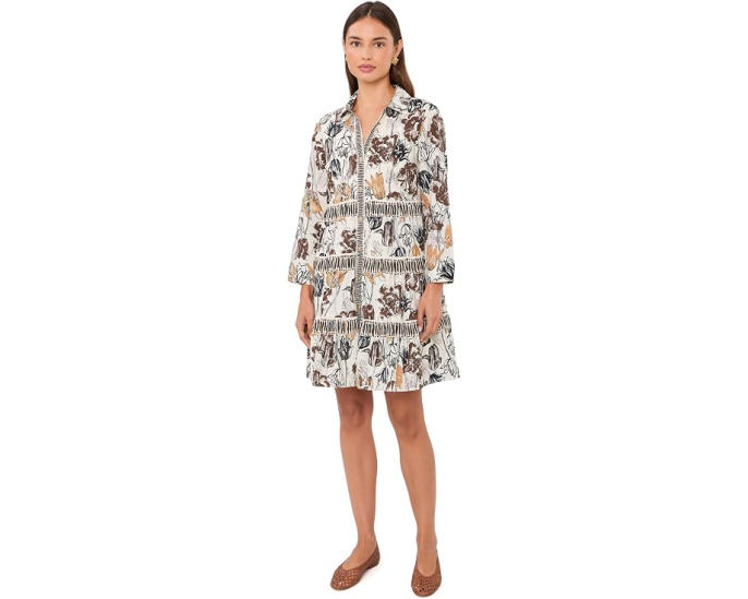 Lilly Pulitzer платье Angie с пояском и воротником
