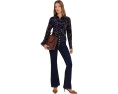 Belting-Print Stretch Jersey Shirt