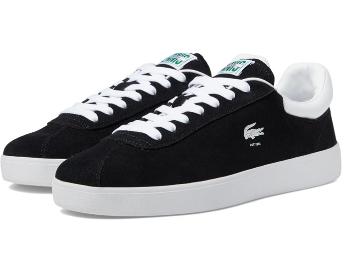 Кроссовки Lacoste Baseshot 223 1 SFA из замши с подбитой пяткой