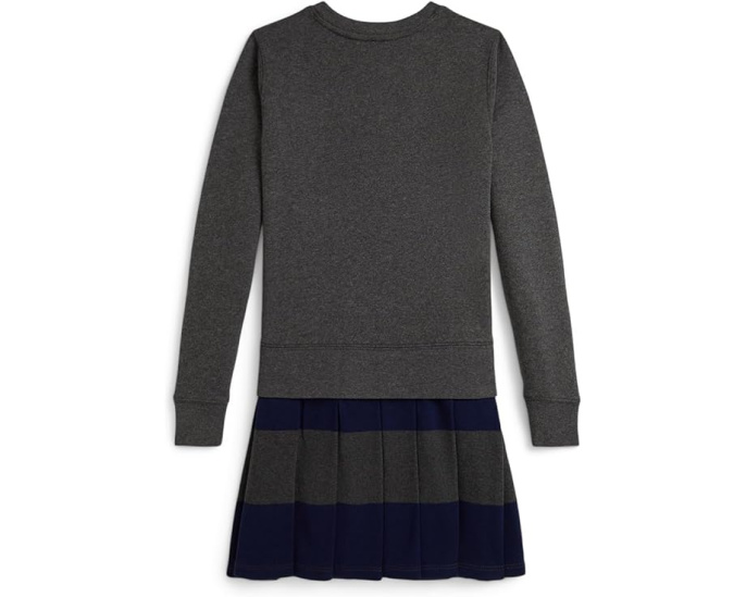 Платье-худи Big Pony из флиса Polo Ralph Lauren Kids для старших детей