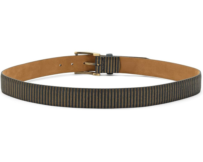 Ремень кожаный полосатый Ariston Striped от Johnston & Murphy