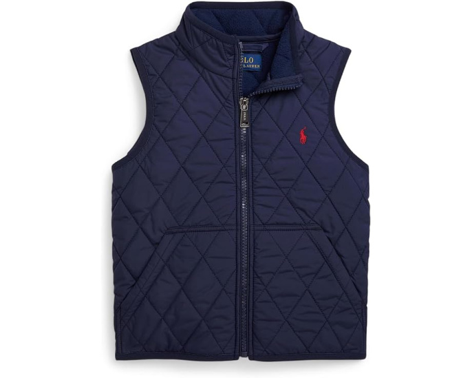 Детский стеганый жилет на флисе Polo Ralph Lauren